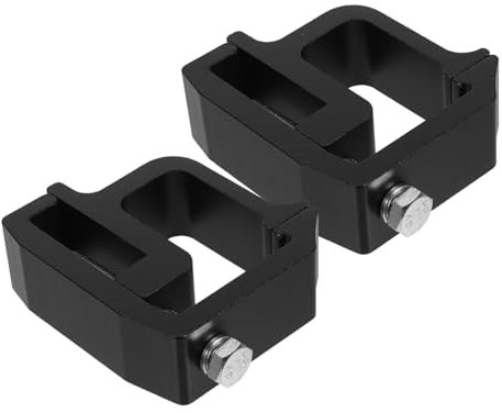 HORIALENCE 2pcs Ladder Rack Clamps Replacement Truck Topper Clamp Truck Cap for Camper Shell Installation Fixture