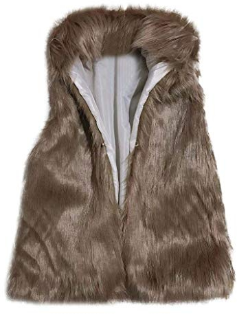 Fellweste Damen Kunstfell Teddywesten Elegant Fleeceweste Warm Damenwesten Plüsch Winterweste Kurz Outdoorjacke Winter Jacke Pelz Weste Übergangsjacke Frauen Flauschig Wintermantel Einfarbig