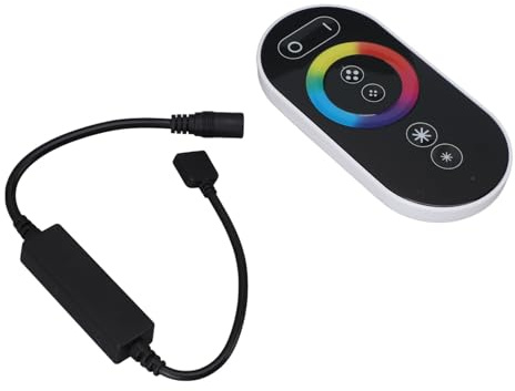 Marhynchus Controller Dimmer LED, Materiale in Ferro e ABS, Dimmer Continuo Touch per Strisce Luminose LED e DC5-24V, Ideale per l'illuminazione Domestica