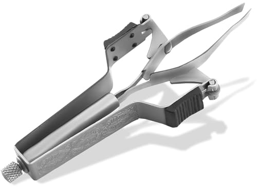 Automatische Pinzette, Stellschraube, 10,5 cm, Edelstahl