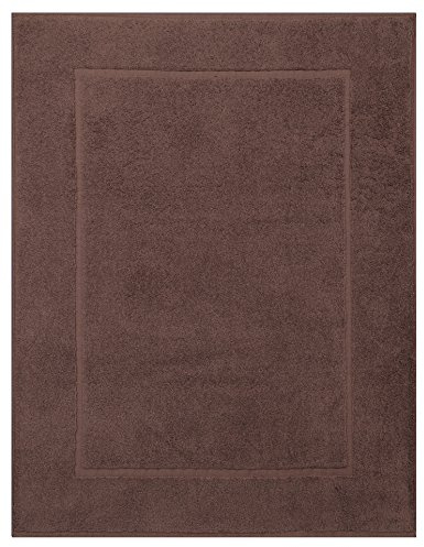 Betz Badvorleger Premium 50x70 cm 1er Set – Badematte aus 100% Baumwolle, ca. 650 g/m², Oeko-TEX® Standard 100, saugstark & weich Farbe nuss