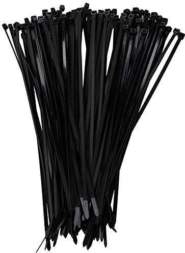 Virgin Nylon 6/Cable Tie Black (Pack 100) 300mm x 4.8mm