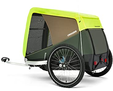 Croozer, Copertura Antipioggia Cani Medium Lightning Yellow, Antipoggia -Berichterstattung Für Hundeanhänger, Gelb, Unisex-Adult