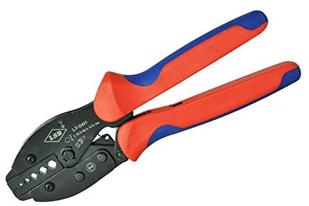 IBOWZ Crimper Plier Alicates de crimpado Herramientas de crimpado Manual para crimpar Cables coaxiales Conectores de Cables BNC RG58,59 Alicates de trinquete eléctricos Crimpadora Pelacables Multi