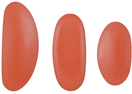 Forlush Lot de 3 grattoirs en silicone multi-usages - Côtes en céramique - En caoutchouc souple - Pour la sculpture en céramique