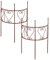Nordstern® Staudenhalter Pflanzenstütze Rost 2er Pack - 30 x 41 cm