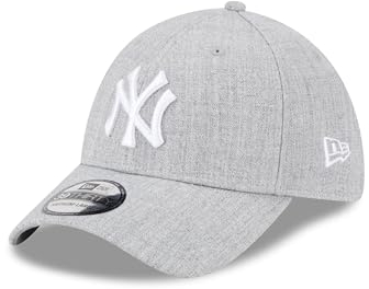 New Era New York Yankees MLB Heather Wool Gray 39Thirty Cap - S-M (6 3/8-7 1/4)