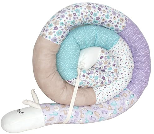 Bettschlange/Bettschnecke/XXL (Motiv Birds) Länge 250cm **personalisierbar**Seitenschläferkissen