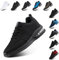 Hitmars Zapatillas Deporte Hombre Zapatillas Deportivas Mujer Aire Zapatillas Running Ligero Zapatillas de Correr Gimnasio Transpirables Sneakers Fitness Negro EU 36