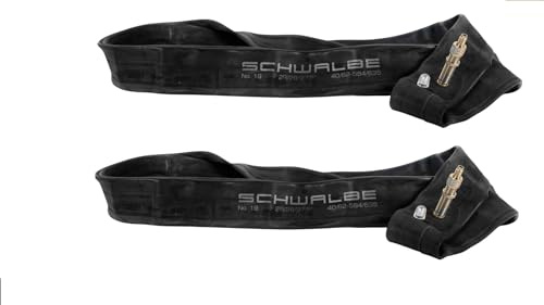 2er Set Fahrrad Schlauch 26 27,5-28 - 29 Zoll, Auto-Ventil AV, Fahrrad-Ventil DV, Sclaverand-Ventil SV