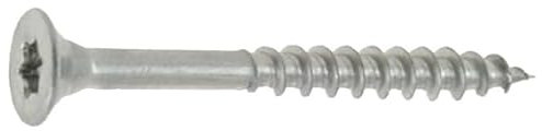Vis à bois agglomérés tête fraisée Torx inox A2 6X120/118 boîte de 50 - ULTIMA - 12660120