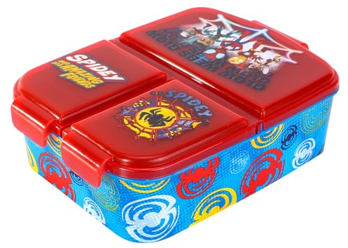 Spidey and His Amazing Friends Kids Lunch Box with Compartment - BPA Free