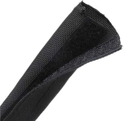 LYVQZPWLR filo di protezione elettrica, Passacavo adesivo for guaina for cavi, cavo flessibile intrecciato in nylon da 16 mm a 100 mm, lunghezza 1/3/5 m, protezione for guaina di cablaggio, 1 pz.(16MM