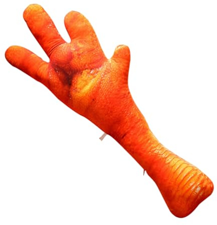 SOIMISS Almohada Simulada De Pies De Pollo Mimoso Relleno Llave Peluche De Peluche Dibujos Animados Suave Cojín De Comida De Simulación 3D. Almohada De Comida Divertida Brown Felpa