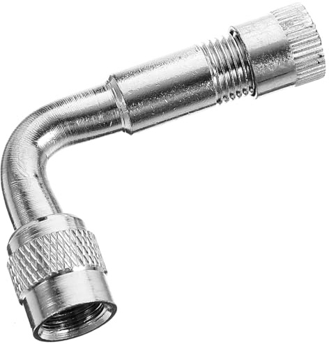 CHICAMPERA Adattatore Prolunga per Valvole Estensione in Metallo per Auto e Bici Angolo 90 Facile Installazione e Utilizzo