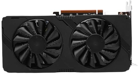 PODSJD Carte Graphique GDDR6 8GB 256bit PCIe 4.0 x16 - Performances Gaming 1770MHz Boost Clock, Refroidissement Silencieux, 4K HDR et Streaming Fluide