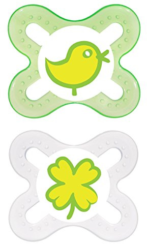 MAM Babyartikel 66418227 - Start Silikon von 0 bis 2 Monate, Doppelpack, neutrales Design
