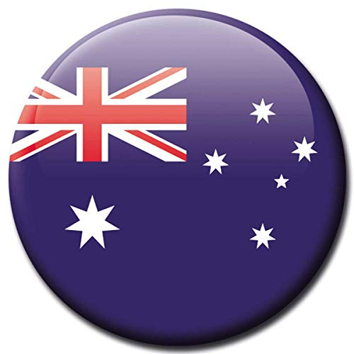 Kühlschrankmagnet Australien Flaggen Magnet Länder Reise Souvenir Flagge für Kühlschrank stark groß 50 mm