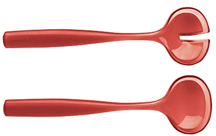 Guzzini Posata Insalata Grace, Rosso Chiaro, 28.3 cm