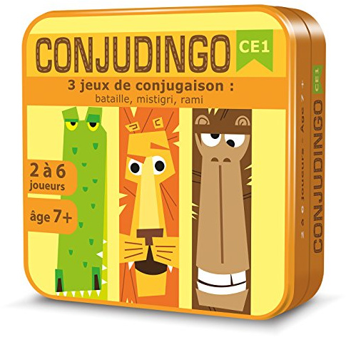 Aritma Conjudingo CE1 Company | Lernkartenspiel | ab 7 Jahren | 2 bis 6 Spieler | 15 Minuten, CGCONJ01
