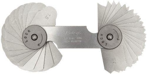 Mitutoyo 186–106 Radius Gauge, 7,5 mm-15 mm Range