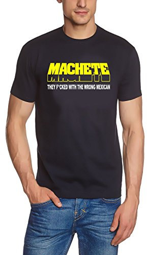 Coole-Fun-T-Shirts T-Shirt MACHETE, navy, XL, 10671_navy_GR.XL