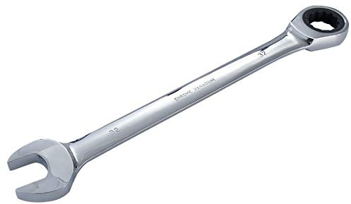 KATUR 32mm Clé à Cliquet Fixe et CléS à Poignée ensemble d'Outils à Main en Acier au Chrome Vanadium MéTrique Kit Standard Terminé