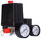 Pressostat, 220V 380V 1/4in normalement fermé 90-120PSI soupape de commande de compresseur d'air pour le remplacement