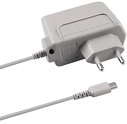 Xahpower Cargador para DS Lite, Fuente de Alimentación Adaptador de CA Cargador Compatible con Nintendo DS Lite (Gris)