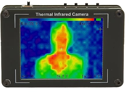 Thermal Imager Display LCD da 3,4 Pollici Fotocamera per Imaging Ad Alta Precisione con Batteria Ricaricabile per la Misurazione della Temperatura Senza