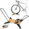 PARAX - Freistehender Fahrradständer für den Boden, Abstellständer für EBikes, Montageständer, Bodenparker, Bike Stand für E-Bikes, MTBs, Rennrad. Produktion in Deutschland, Eiche Massivholz, X-STAND