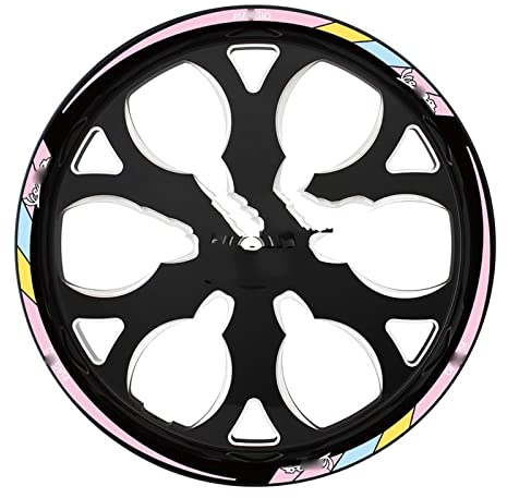 HIMNIL Reflektierende Aufkleber Für Motorradreifen, Felgen, wasserdichte Aufkleber, Zubehör, Für Vespa GTS GTV 250 300 Sprint 50 150 Felgenaufkleber (Color : A)