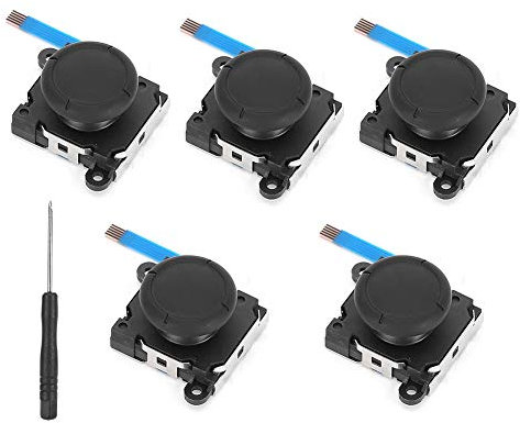 ZLXHDL Joystick D'arcade, 5 Pièces En Trois Dimensions, Professionnel, Précis, Facile à Installer, Avec Tournevis, Compatible Avec Switch