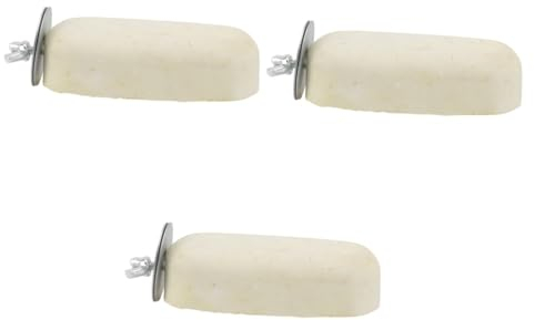 BESPORTBLE 3pcs Parrot Bird Calcium Teething Toy Squirrel Hamster Grinding Stone Stand Animal Toys