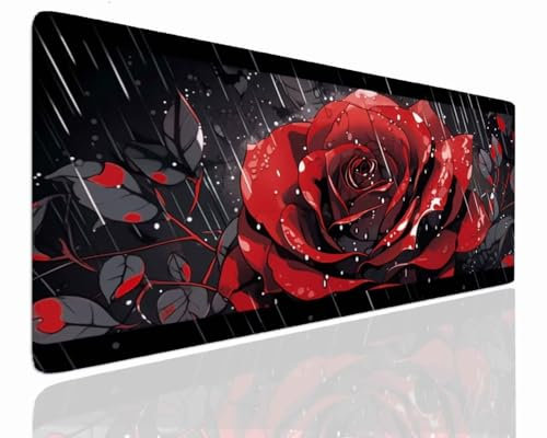 Tapis de Souris XXL 1400x700x4mm Grand Tapis de Bureau Tapis de Souris Gamer Tapis Bureau Gaming Antidérapant Résistant à l'eau, Tapis Souris XXL Mouse Pad Mat Gray sous-Mainm, Clavier Souris J-492