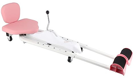 Beinstrecker-Maschine, Verstellbare Hochleistungs-Bein-Spaltmaschine, Geteilte Maschinenstrecker mit Rollenrädern für Erwachsene und Kinder (Rückenlehnentyp