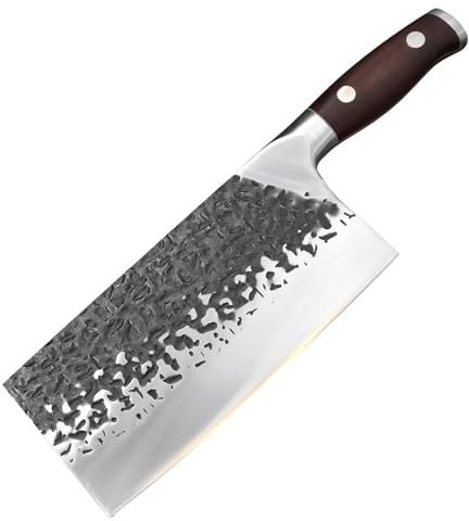 Couteau de chef de 8 pouces, couteau de boucher de cuisine robuste, couteau à os chinois en acier inoxydable, couperet à viande, couteau à trancher les légumes