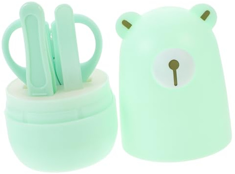 Kisangel Cortaúñas Anti-pellizcos Para Bebés Tijeras Para Uñas y Kit De Manicura Para Recién Nacidos Cuidado De Uñas Seguro Casa