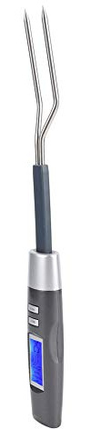 ACOGEDO Digital BBQ Meat Thermometer Fork with LCD Display and 304 Stainless Steel Probe for Accurate Temperature Reading - Features Preset Temps and Auto Shutoff
