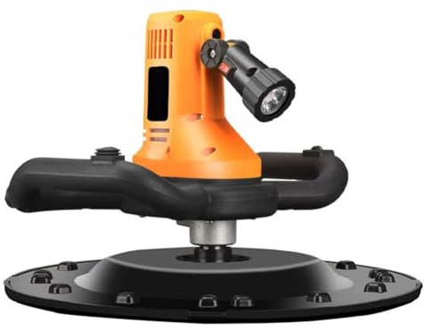 Levigatrice da parete ad alta potenza 2880 W | Levigatrice portatile per cartongesso da 280-2800 giri/min con luce a LED | Cazzuola elettrica per miscelatore per gesso a 6 velocità | Miscelazione e