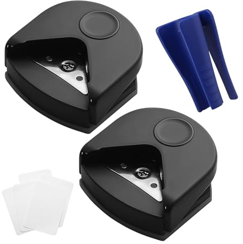 3-Teiliges Set Eckenabrunder, Eckenabrunder Für Laminierfolien Und Papierhandwerk, Eckenschneider Mit Präziser Rundungsfunktion, Ideal Für Scrapbooking, Fotokarten Und Visitenkarten