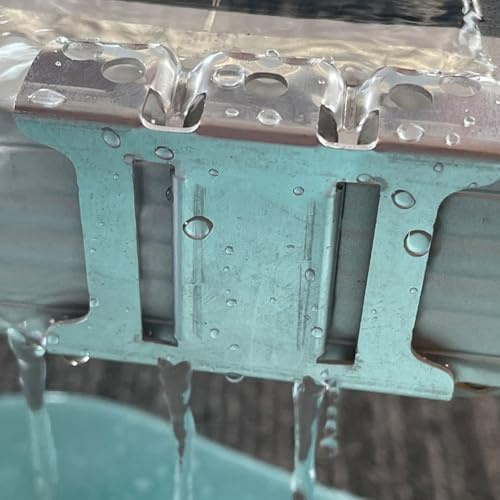 Wasserführungsclips aus Aluminiumlegierung für PV-Modulrahmen von 30 bis 40 mm, um die Regenwasserreinigung zu erleichtern und die Leistung des Solarmoduls zu verbessern (30 mm)