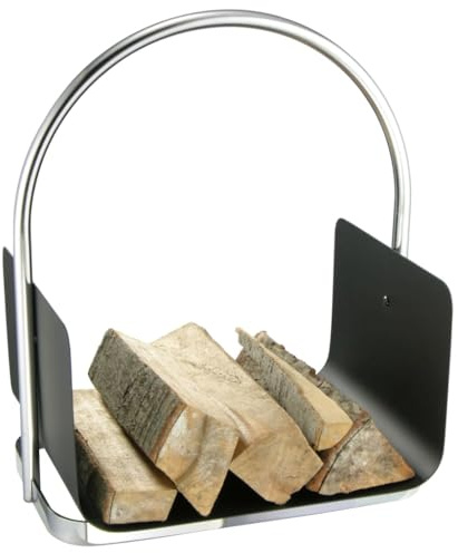 Haushalt International Kaminholz Tragekorb Brennholzkorb Kaminholzkorb 48x41x30cm