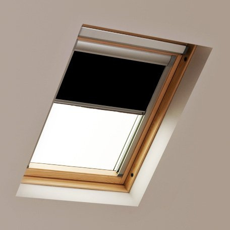 Ambition Blinds Blackout Roller Blinds for Keylite Code 1 Black