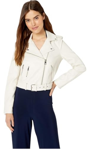 Levi's Chaqueta de piel sintética para mujer, gris, L