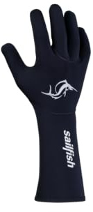 Sailfish® Neoprene Glove Schwimmhandschuhe | Wärmende Neoprenhandschuhe für kaltes Wasser | 2 mm dick & | Schaft & rutschfest | Unisex Schwimmzubehör Open Water & Triathlon | Kälteschutz Schwimmen