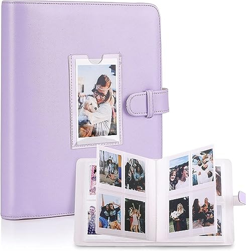 FORETOY Fotoalbum mit 272+1 Taschen kompatibel mit Instax 3 Zoll Film- kompatibel mit Fujifilm Instax Mini 90 9 8 8+ 70 7c 7s 11 50s 7+ 25 LiPlay Mini Link, Polaroid Snap, Kodak Sofortbilddrucker