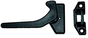 coverandcarry Polyfix Window Lever Lock and Catch for Caravan and Motorhomes - Black