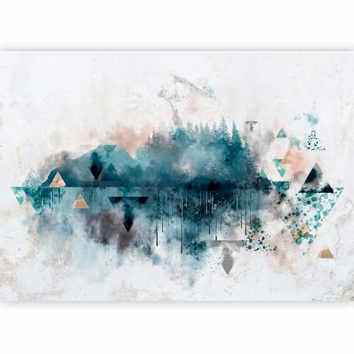murando PREMIUM Fotomurales Abstracto 150x105 cm Papel pintado tejido no tejido Decoración de Pared decorativos Murales moderna de Diseno Fotográfico formas geométricas Paisaje Bosque n-A-1354-a-a