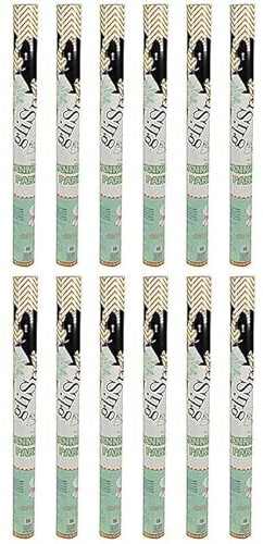 12 Tubi Cannoni Sparacoriandoli per matrimonio sposi 60 cm - USO INTERNO ED ESTERNO